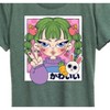 Women's - Instant Message - Cute Anime Girl Short Sleeve Graphic T-Shirt - 2 of 4