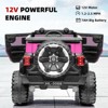 24V Kids Ride on Car-2 Seater, 4WD/2WD Switch, 4x200W Motor, Remote Control,3 Speeds, LED Lights, Safety Belt, Off-Road Electric Vehicles - 3 of 4