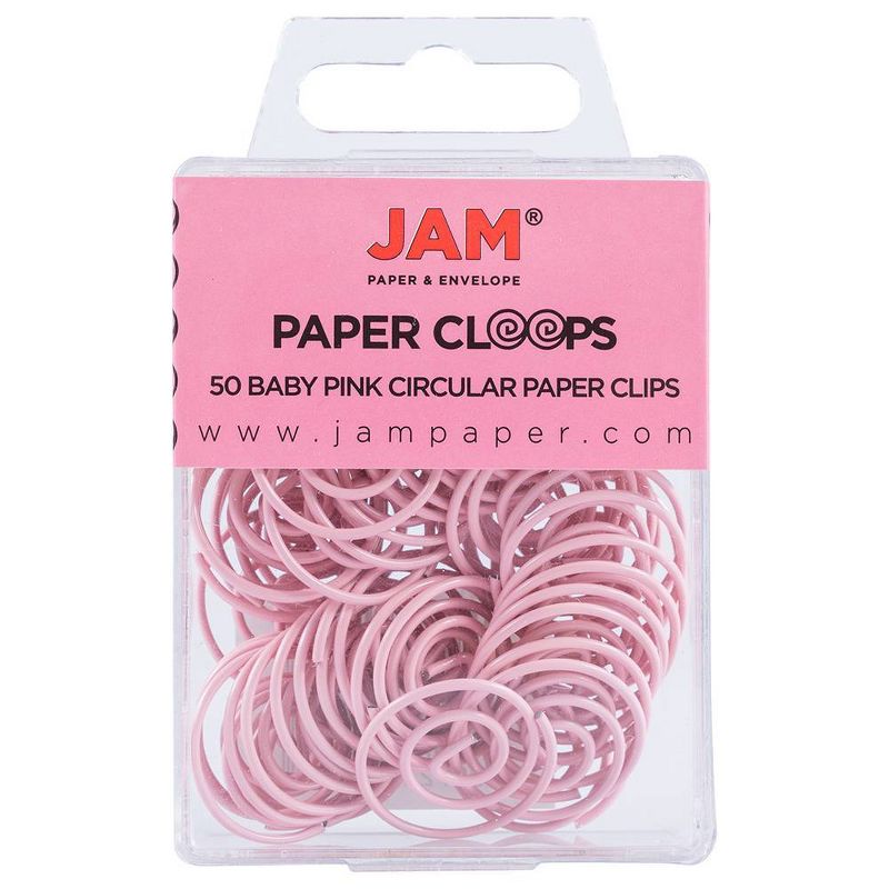 JAM Paper 50pk Circular Paper Clips, 1 of 8