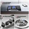 GASLAND Master 30 Inch 5 Burners Gas Cooktop with Griddle, CSA certified, 120V, NG/LPG,  PRO GH3805SS1FC - 3 of 4