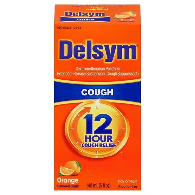 Delsym Adult Cough Relief Liquid - Orange - 5oz