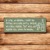 Slickblue Missing Picture on Wine Bottle Sign, 3.5x10 Solid Pine Rustic Wood Plaque, Multiple Colors - 2 of 3