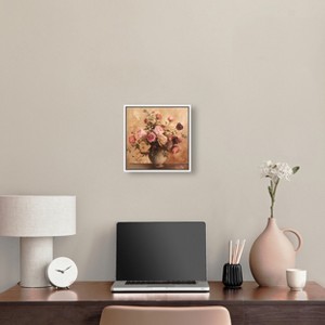 Art Remedy Burgundy Flower Afternoon Floral Glam Art Framed - 1 of 4