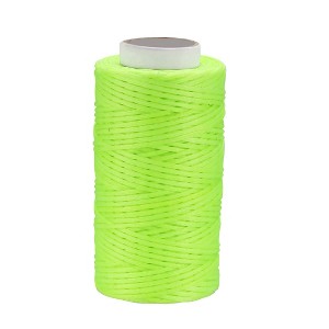 Unique Bargains Flat DIY Crafts Art Handmade Leather Sewing Waxed Threads - 1 of 3