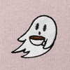 Dalix Spooke-a-Latte Ghost Sweatshirt Embroidered Coffee Fleece Long Sleeve  Womens - 2 of 4