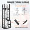 VEVOR Refrigerant Tank Rack, with 1 x 50lb, 2 x 30lb and Other 3 Small Bottle Tanks, Cylinder Tank Rack 15.55x12.99x49.8 in - 4 of 4