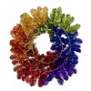 Kurt Adler 24-inch Unlit Foil Rainbow Wreath - 4 of 4
