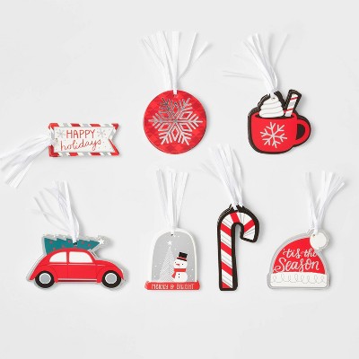 50ct Can of Gift Tags Red/White - Wondershop™