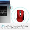 2.4G Wireless Mouse, 1200 DPI Mobile Optical Cordless Mouse with USB Receiver, Portable Computer Mice - 2 of 4