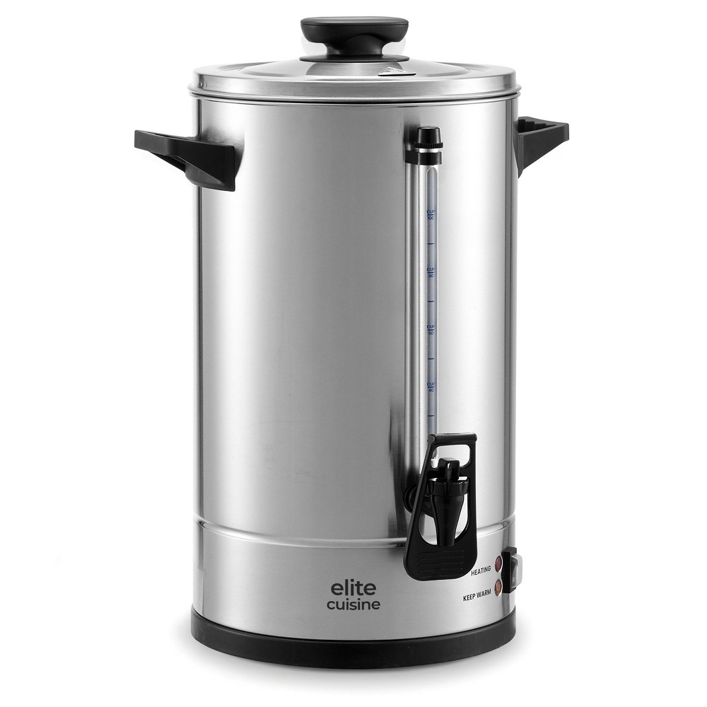 Elite Cuisine 100 Cup Stainless Steel Dual Layer Coffee Urn