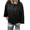 Women's Wide Sleeve Pullover Hoodie - SHE + SKY - image 2 of 3