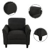 LOVMOR Living Room Furniture Armrest Single Sofa - 3 of 4