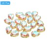 Unique Bargains Glass Craft Embellishments Flat Back Four Claws Teardrop Gems 20 Pcs - 3 of 4