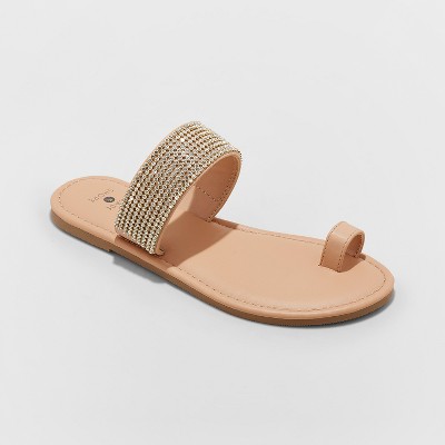 wide women's slide sandals