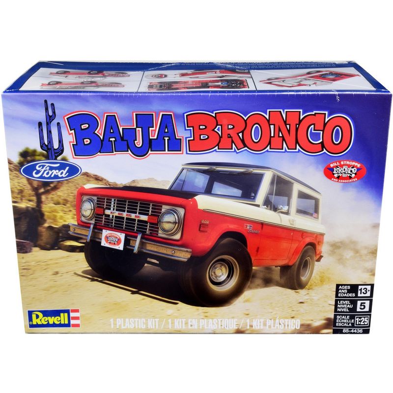 Level 5 Model Kit Ford Baja Bronco "Bill Stroppe and Associates" 1/25 Scale Model by Revell, 1 of 6