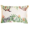 Mina Victory 14"x20" Life Styles Velvet Jungle Throw Pillow: Decorative Lumbar Pillow, Multicolored, Removable Cover - 2 of 4