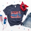 Simply Sage Market Women's American Mama Smiley Face Short Sleeve Graphic Tee - 3 of 3