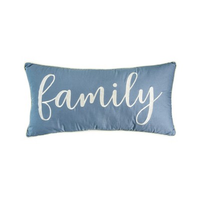 C&F Home 12" x 24" Family Embroidered Throw Pillow