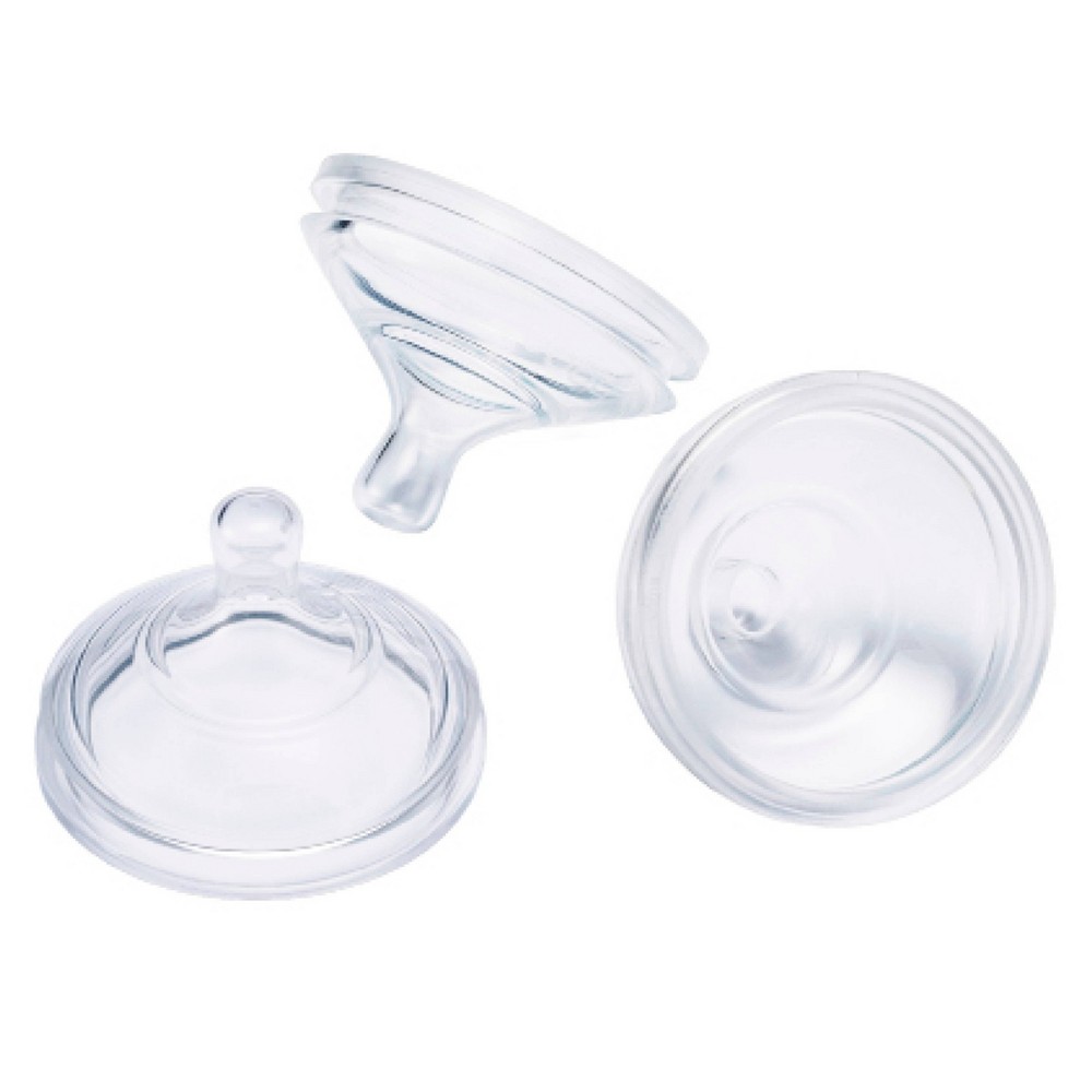 Photos - Baby Bottle / Sippy Cup Boon NURSH Silicone Bottle Nipples - Fast Flow - 3pk 