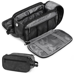 PAVILIA Toiletry Bag Women Men, Travel Toiletries Organizer Case, Essentials Shaving Dopp Kit, Cosmetic Make Up Accessories - 1 of 4