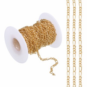 Unique Bargains Aluminum Craft Supply Jewelry Making Twisted Link Chain Roll 16.4ft - 1 of 4