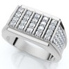 Pompeii3 1Ct Men's Diamond Ring 14k Gold Lab Created - 3 of 4