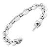 Pompeii3 Men's Designed 47 Gram Solid Silver Bracelet 8.5" - Size Large - 2 of 4