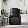 vidaXL Recliner Chair Wingback Armchair for Home Theater Cinema Faux Leather - 3 of 4