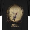 Over The Garden Wall Will You Take A Peak Adult Black Crew Neck Short Sleeve T-shirt - 2 of 4