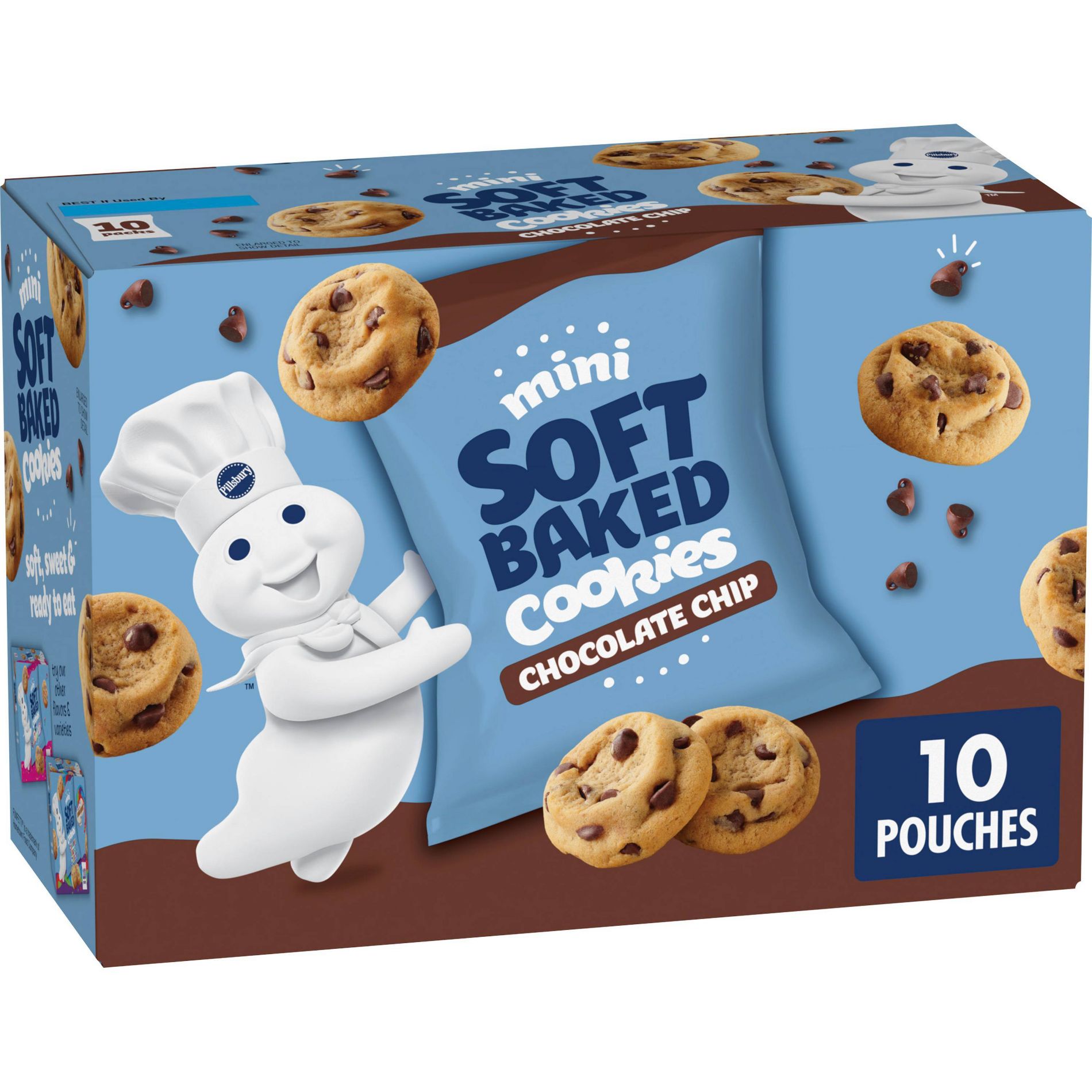 Pillsbury Chocolate Chip Mini Soft Baked Cookies - 10oz