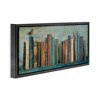 Stupell Industries Books And Birds Bookshelf Floating Frame Canvas Art - 2 of 4