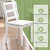 Tangkula Dining Chairs Set of 2 Wood Dining Room Kitchen Side Chairs for Living Room - 4 of 4