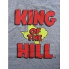 King Of The Hill What Are You Looking At Crew Neck Short Sleeve Gray Heather Women's Crop Top - 3 of 4