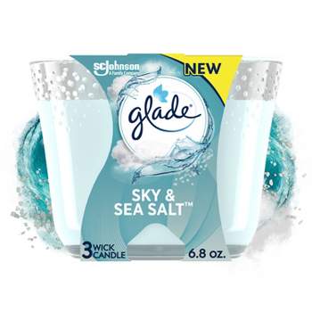 Glade 3 Wick Candle - Sky & Sea Salt - 6.8oz