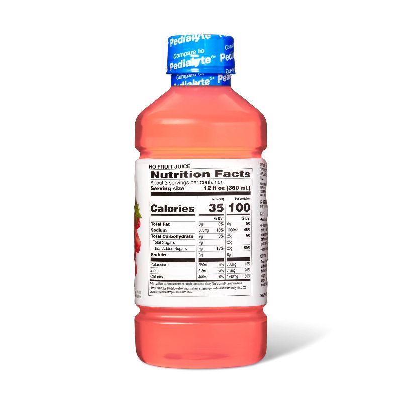 Pediatric Electrolyte Drink - Strawberry - 33.8 fl oz - up &#38; up&#8482;, 4 of 10
