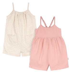Gerber Baby Girls Toddler Sleeveless Romper Jumpsuit - 1 of 4