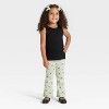 Toddler Girls' Ribbed Flare Leggings - Cat & Jack™ - 3 of 3