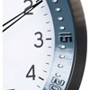 10 - Inch Stainless Steel Analog Clock with Atomic Timekeeping for Home Office Desk Use - 4 of 4