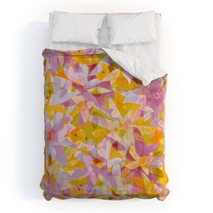 Deny Designs Full/Queen Alisa Galitsyna Watercolor Blooms Comforter and Sham Set - 1 of 4