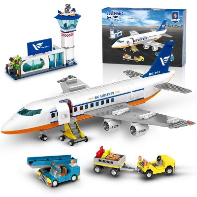 Cubimana 21 Inches Plane Building Sets Birthday Gifts for Kids Boys Girls Age 6-12 (901pcs)