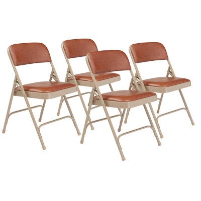 brown folding chairs