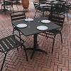 Flash Furniture Mellie 31.5'' Square Aluminum Indoor-Outdoor Table with Base - 4 of 4