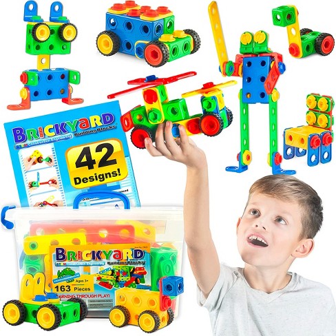 Kids Building Blocks STEM Toys for 4+ Boys Birthday Gifts