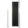 vidaXL Retractable Side Awning 47.2"x118.1" Black - 3 of 4