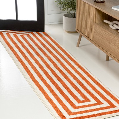 JONATHAN Y Bandol Modern Classic Mitre Stripe Area Rug