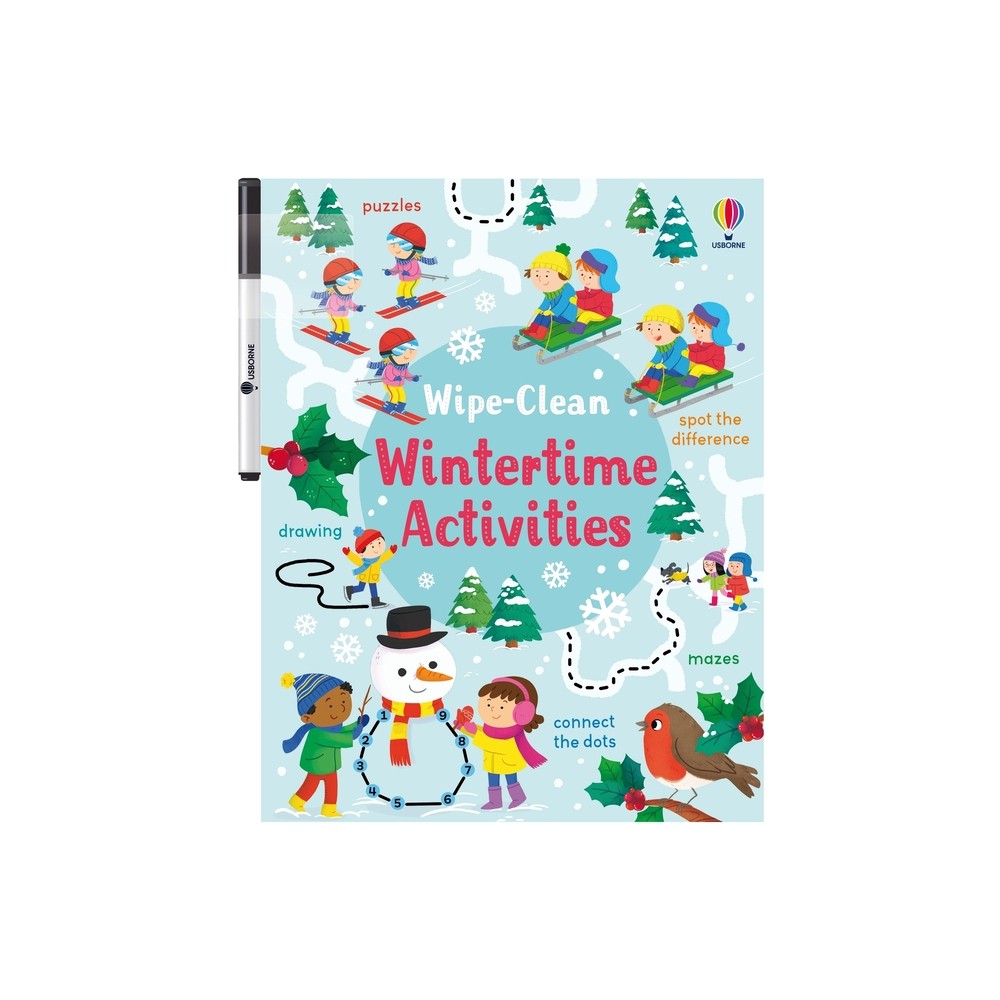 Wipe-Clean Wintertime Activities - (Wipe-Clean Activities) by Kirsteen Robson (Paperback)