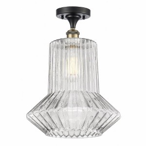 Springwater - 1 Light Semi-Flush Mount In Industrial Style-17 Inches Tall and 12 Inches Wide - 1 of 1