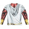Men's Jla Shazam Uniform (Front Back Print) Long Sleeve Costume T-Shirt - 3 of 4