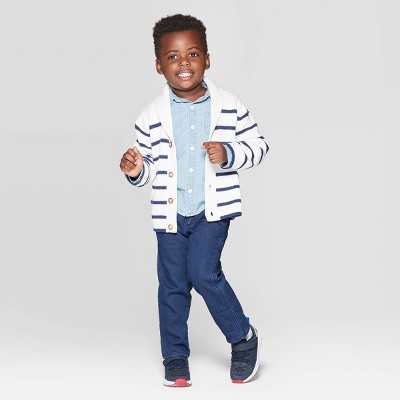 Boys cream outlet cardigan