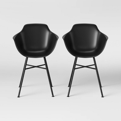 target black dining chairs